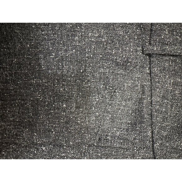7th Avenue Suiting Collection 8P Dark Gray Tweed Pants Tailored Straight Leg - Picture 12 of 12